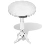 Mesa auxiliar redonda de aluminio color plateada de , Mesas auxiliares - Ref: Foro24-243513, Precio: 123,26 €, Descuento: %