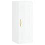 Armario de pared madera ingeniería blanco brillo 34,5x34x90 cm de , Aparadores - Ref: Foro24-835020, Precio: 50,49 €, Descuen...