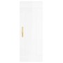 Armario de pared madera ingeniería blanco brillo 34,5x34x90 cm de , Aparadores - Ref: Foro24-835020, Precio: 50,49 €, Descuen...