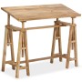 Mesa de dibujo de madera maciza de mango 116x50x76 cm de , Mesas para arte y dibujo - Ref: Foro24-244948, Precio: 322,91 €, D...