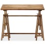 Mesa de dibujo de madera maciza de mango 116x50x76 cm de , Mesas para arte y dibujo - Ref: Foro24-244948, Precio: 322,91 €, D...