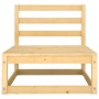 Juego de muebles de jardín 11 piezas madera maciza de pino de , Conjuntos de jardín - Ref: Foro24-3075929, Precio: 658,70 €, ...