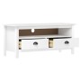 Mueble de TV Hill madera maciza de pino blanco 110x40x47 cm de , Muebles TV - Ref: Foro24-288924, Precio: 125,15 €, Descuento: %