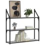 Estantería de pared madera ingeniería gris Sonoma 80x21x78,5cm de , Estantes y estanterías - Ref: Foro24-835457, Precio: 37,3...