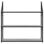 Estantería de pared madera ingeniería gris Sonoma 80x21x78,5cm de , Estantes y estanterías - Ref: Foro24-835457, Precio: 37,3...