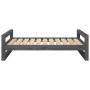Cama para perros madera maciza de pino gris 95,5x65,5x28 cm de , Camas para perros - Ref: Foro24-821484, Precio: 76,53 €, Des...