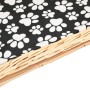 Cesta para perros con cojín sauce natural 50x33x30 cm de , Camas para perros - Ref: Foro24-170773, Precio: 62,04 €, Descuento: %