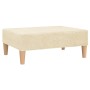 Taburete de tela color crema 78x56x32 cm de , Otomanas - Ref: Foro24-337677, Precio: 52,94 €, Descuento: %