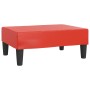 Reposapiés de cuero sintético rojo 78x56x32 cm de , Otomanas - Ref: Foro24-337713, Precio: 49,09 €, Descuento: %