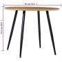 Mesa de comedor MDF color roble y negro 90x73,5 cm de , Mesas de cocina y de comedor - Ref: Foro24-248300, Precio: 118,04 €, ...