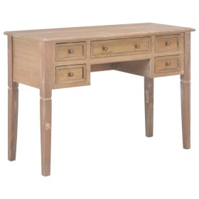 Escritorio de madera marrón 109,5x45x77,5 cm de , Escritorios - Ref: Foro24-280072, Precio: 254,84 €, Descuento: %