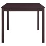 Conjunto de comedor 9 piezas madera de pino marrón oscuro de , muebles para cocinas y comedores - Ref: Foro24-283389, Precio:...