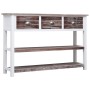 Aparador de madera marrón envejecido 115x30x76 cm de , Aparadores - Ref: Foro24-284164, Precio: 133,46 €, Descuento: %