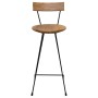 Taburetes de cocina 2 unidades madera maciza de teca de , Taburetes de cocina - Ref: Foro24-285205, Precio: 214,38 €, Descuen...