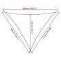 Toldo de vela terracota HDPE 160 g/m² 3x3x4,2 m de , Sombrillas - Ref: Foro24-311364, Precio: 22,60 €, Descuento: %