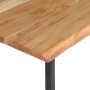 Perchero con borde natural madera maciza de acacia 100x34x38 cm de , Percheros para sombreros y abrigos - Ref: Foro24-320250,...