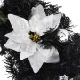 Corona de Navidad con luces LED verde 60 cm PVC de , Luces de Navidad - Ref: Foro24-320977, Precio: 48,82 €, Descuento: %
