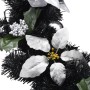 Corona de Navidad con luces LED verde 60 cm PVC de , Luces de Navidad - Ref: Foro24-320977, Precio: 48,82 €, Descuento: %