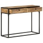 Mesa consola de madera maciza de mango 100x35x75 cm de , Mesas auxiliares - Ref: Foro24-321713, Precio: 151,76 €, Descuento: %