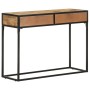 Mesa consola de madera maciza de mango 100x35x75 cm de , Mesas auxiliares - Ref: Foro24-321713, Precio: 151,76 €, Descuento: %