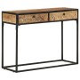 Mesa consola de madera maciza de mango 100x35x75 cm de , Mesas auxiliares - Ref: Foro24-321713, Precio: 151,76 €, Descuento: %