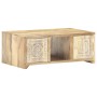 Mesa de centro de madera maciza de mango 90x50x35 cm de , Mesas de centro - Ref: Foro24-321801, Precio: 203,33 €, Descuento: %