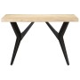 Mesa de comedor de madera maciza de mango 120x60x76 cm de , Mesas de cocina y de comedor - Ref: Foro24-323560, Precio: 233,99...