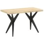 Mesa de comedor de madera maciza de mango 120x60x76 cm de , Mesas de cocina y de comedor - Ref: Foro24-323560, Precio: 233,99...