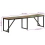 Banco de madera maciza reciclada 160x35x46 cm de , Bancos para recibidores y almacenamiento - Ref: Foro24-351682, Precio: 95,...