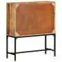 Aparador de madera maciza de mango rugosa 80x30x95 cm de , Taquillas y armarios de almacenamiento - Ref: Foro24-351713, Preci...