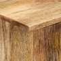 Aparador de madera maciza de mango rugosa 80x30x95 cm de , Taquillas y armarios de almacenamiento - Ref: Foro24-351713, Preci...