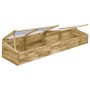 Invernadero de madera de pino impregnada 2 uds 200x50x35 cm de , Invernaderos - Ref: Foro24-3055328, Precio: 304,82 €, Descue...