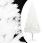 Árbol de Navidad preiluminado con luces y bolas blanco 120 cm de , Arboles de navidad - Ref: Foro24-3077546, Precio: 83,85 €,...