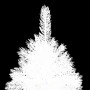 Árbol de Navidad preiluminado con luces y bolas blanco 120 cm de , Arboles de navidad - Ref: Foro24-3077546, Precio: 83,85 €,...