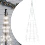 Árbol de Navidad en asta de bandera 550 LED blanco frío 300 cm de , Luces de Navidad - Ref: Foro24-358113, Precio: 46,80 €, D...