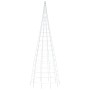 Árbol de Navidad en asta de bandera 550 LED blanco frío 300 cm de , Luces de Navidad - Ref: Foro24-358113, Precio: 46,80 €, D...
