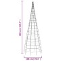 Árbol de Navidad en asta de bandera 550 LED blanco frío 300 cm de , Luces de Navidad - Ref: Foro24-358113, Precio: 46,80 €, D...