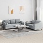 Juego de sofás con cojines 2 piezas tela gris claro de , Sofás - Ref: Foro24-3201850, Precio: 493,84 €, Descuento: %