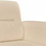 Juego de sofás con cojines 3 piezas tela microfibra crema de , Sofás - Ref: Foro24-3202348, Precio: 614,16 €, Descuento: %