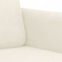 Juego de sofás 3 piezas terciopelo crema de , Sofás - Ref: Foro24-3202032, Precio: 595,09 €, Descuento: %