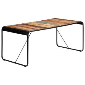 Mesa de comedor de madera maciza reciclada 180x90x76 cm en Mesas de comedor | Comprar online en Foru.es