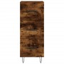 Aparador de madera contrachapada roble ahumado 34,5x34x180 cm de , Aparadores - Ref: Foro24-3199270, Precio: 110,38 €, Descue...