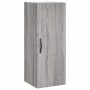 Aparador alto madera contrachapada gris Sonoma 34,5x34x180 cm de , Aparadores - Ref: Foro24-3199143, Precio: 96,22 €, Descuen...