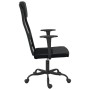 Silla de oficina altura ajustable tela malla y cuero PE negro de , Sillas de oficina - Ref: Foro24-353019, Precio: 94,85 €, D...