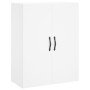 Aparador alto madera contrachapada blanco 69,5x34x180 cm de , Aparadores - Ref: Foro24-3198113, Precio: 134,06 €, Descuento: %