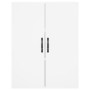 Aparador alto madera contrachapada blanco 69,5x34x180 cm de , Aparadores - Ref: Foro24-3198113, Precio: 134,06 €, Descuento: %