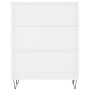 Aparador alto madera contrachapada blanco 69,5x34x180 cm de , Aparadores - Ref: Foro24-3198113, Precio: 134,06 €, Descuento: %