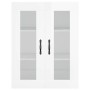 Aparador alto madera contrachapada blanco brillo 69,5x34x180 cm de , Aparadores - Ref: Foro24-3198435, Precio: 200,19 €, Desc...
