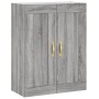 Aparador alto madera contrachapada gris sonoma 69,5x34x180 cm de , Aparadores - Ref: Foro24-3199735, Precio: 171,13 €, Descue...