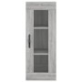 Aparador alto madera contrachapada gris Sonoma 34,5x34x180 cm de , Aparadores - Ref: Foro24-3199335, Precio: 114,04 €, Descue...